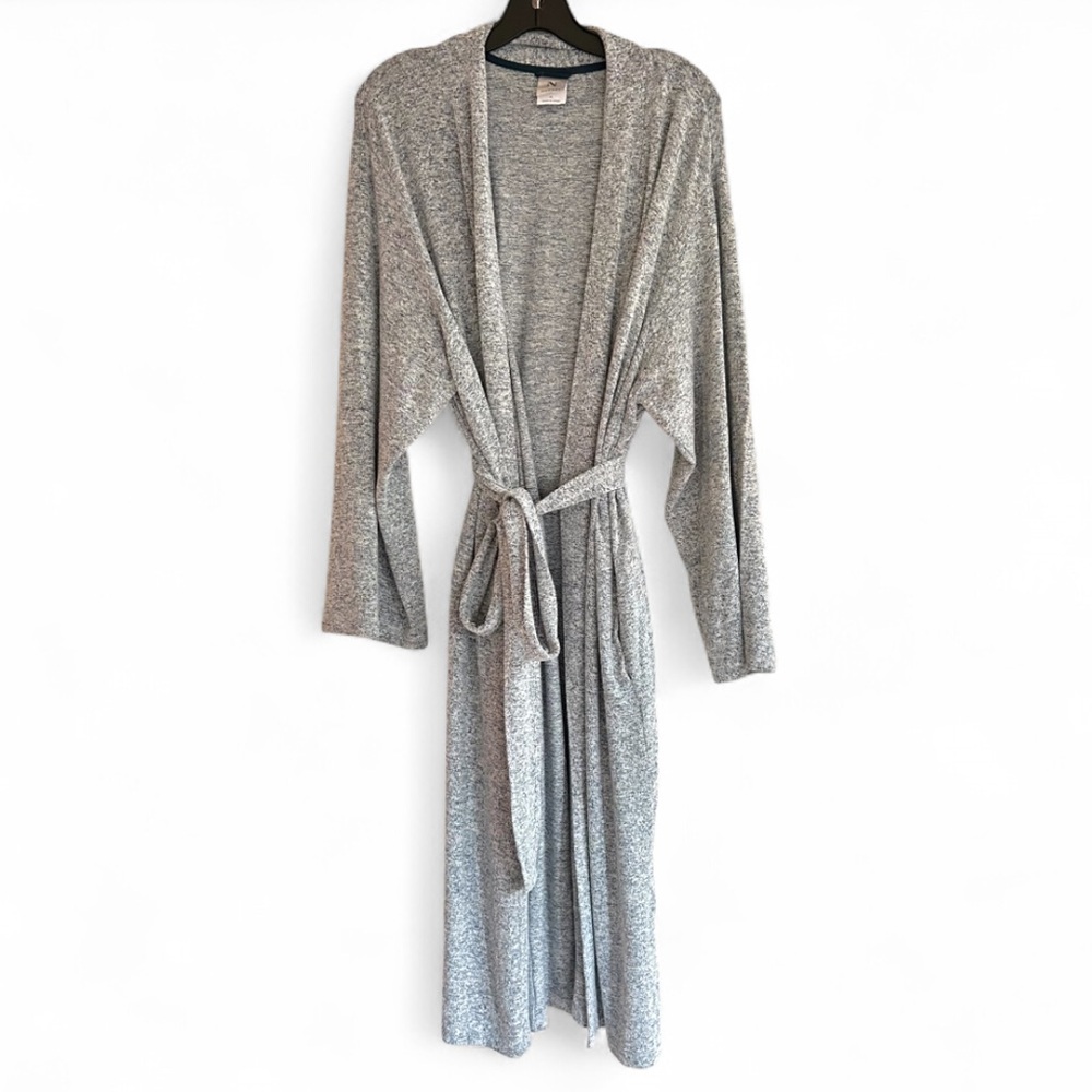 NATORI Terry Knit Belted Kimono Duster Robe Comfy Quiet Luxury Loungewear Sz XL - Picture 1 of 16